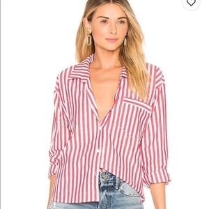 By the Way. Kelly Striped Button Up Revolve